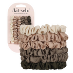 Ultra Petite Satin Scrunchies 6pc - Eucalyptus