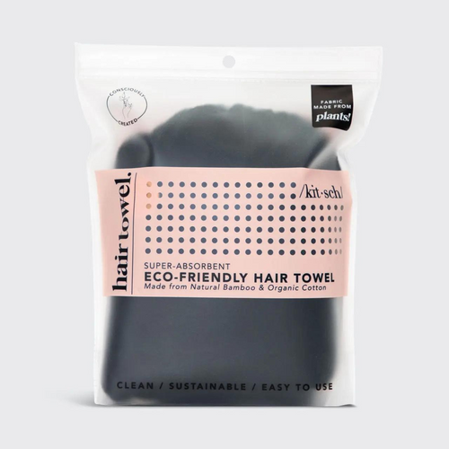 Microfiber Hair Towel - Black